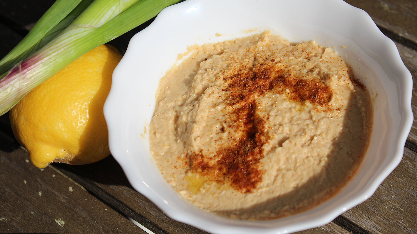 click dich fit!: Humus mit Sesamsoße